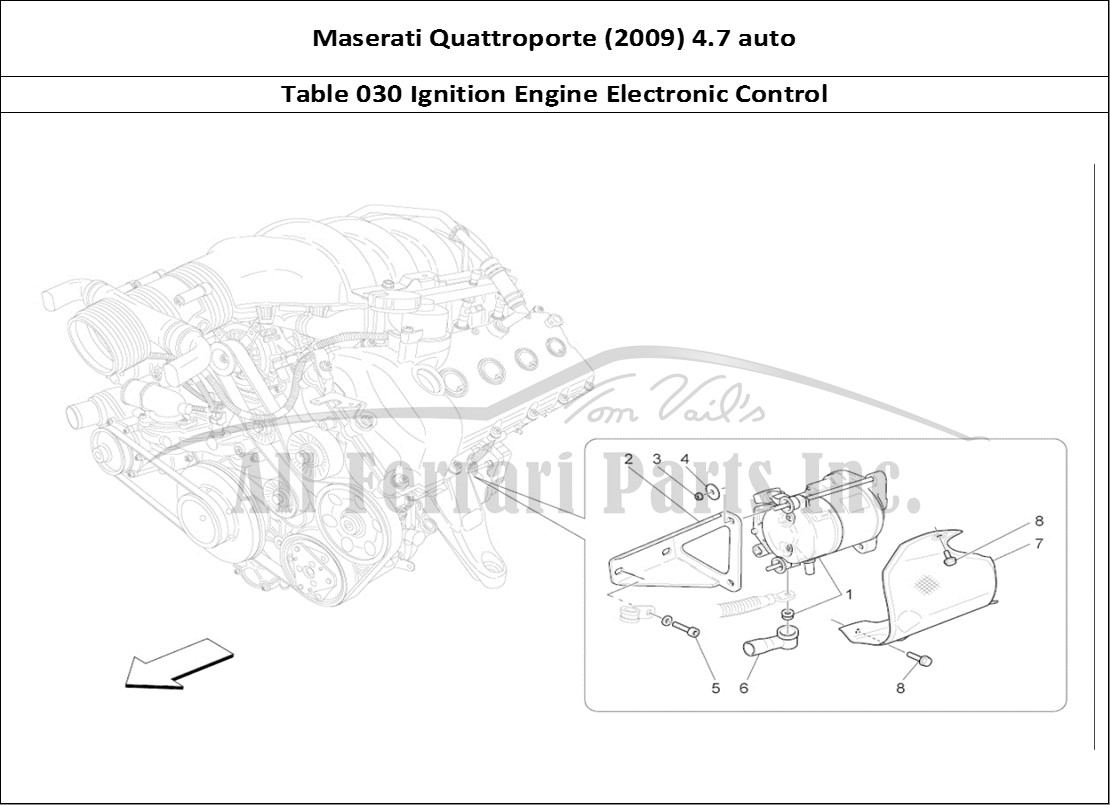Ferrari Parts Maserati QTP. (2009) 4.7 auto Page 030 Electronic Control: Engi
