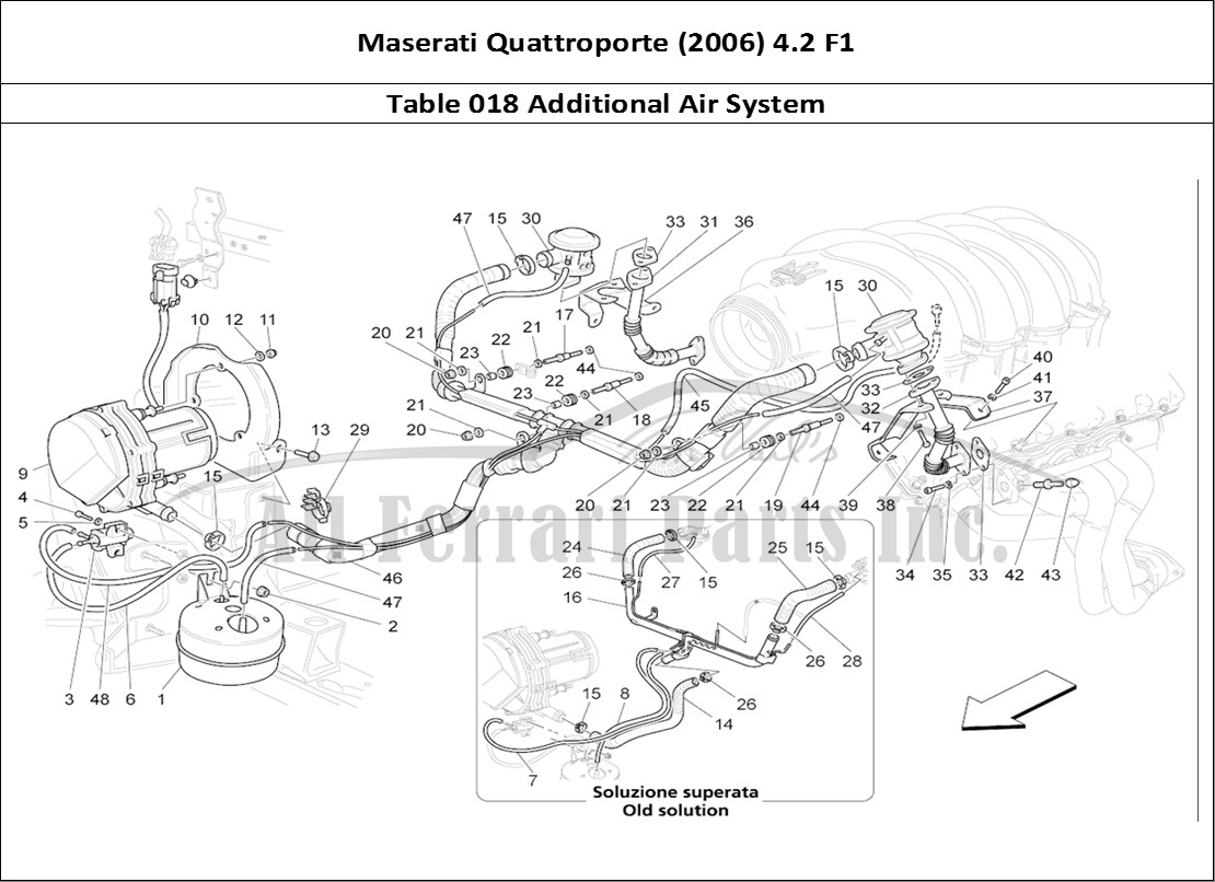 Ferrari Parts Maserati QTP. (2006) 4.2 F1 Page 018 Additional Air System