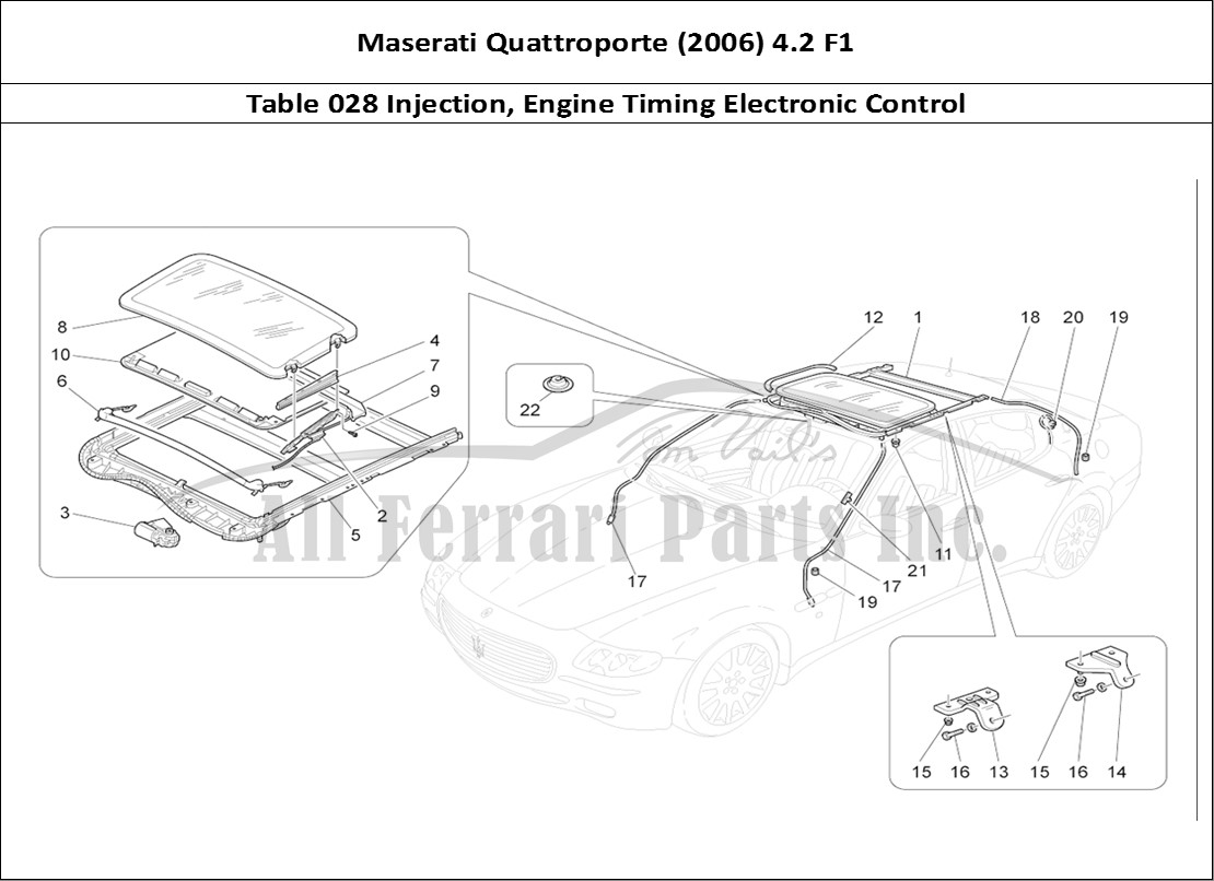 Ferrari Parts Maserati QTP. (2006) 4.2 F1 Page 028 Electronic Control: Inje