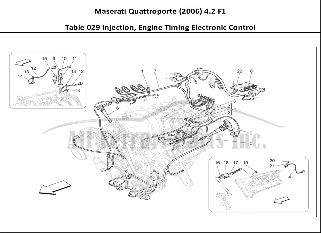 Ferrari Parts Maserati QTP. (2006) 4.2 F1 Page 029 Electronic Control: Inje