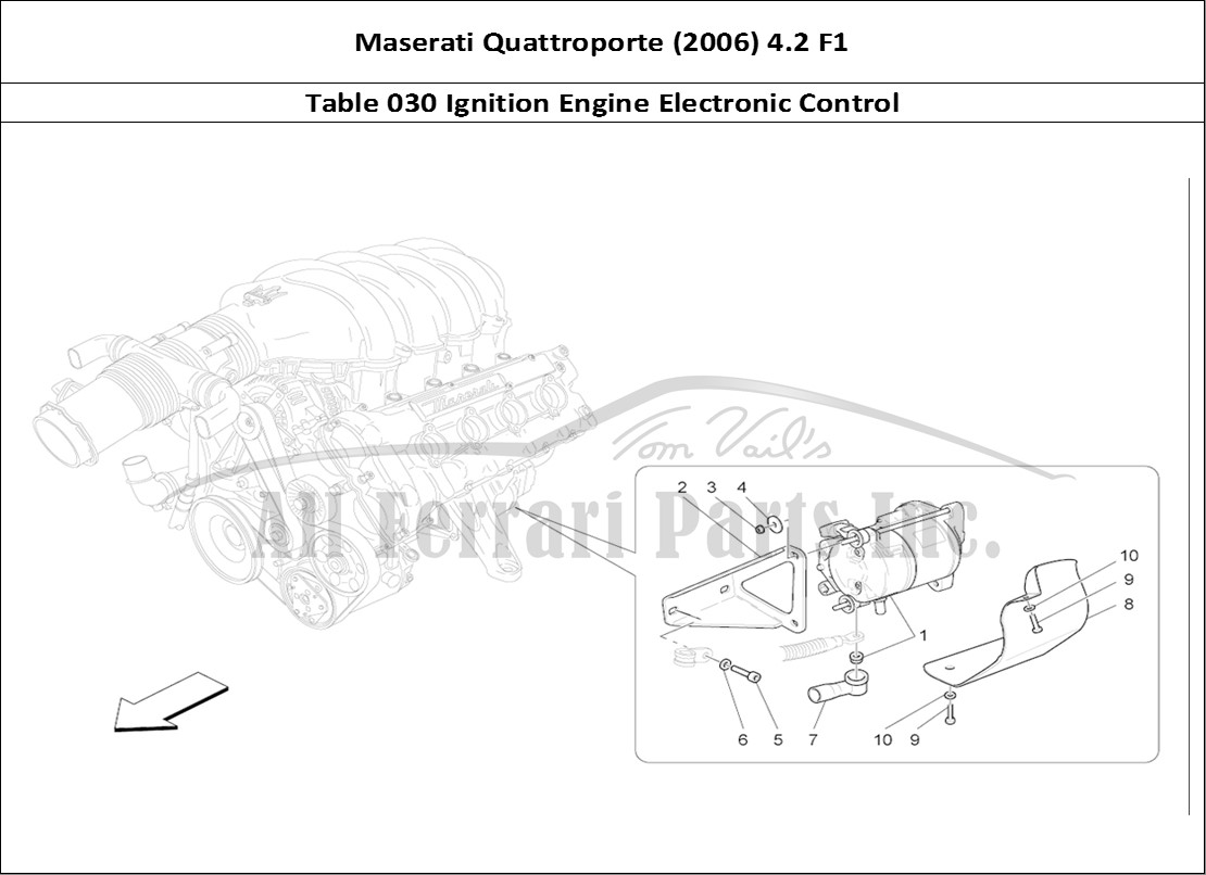 Ferrari Parts Maserati QTP. (2006) 4.2 F1 Page 030 Electronic Control: Engi