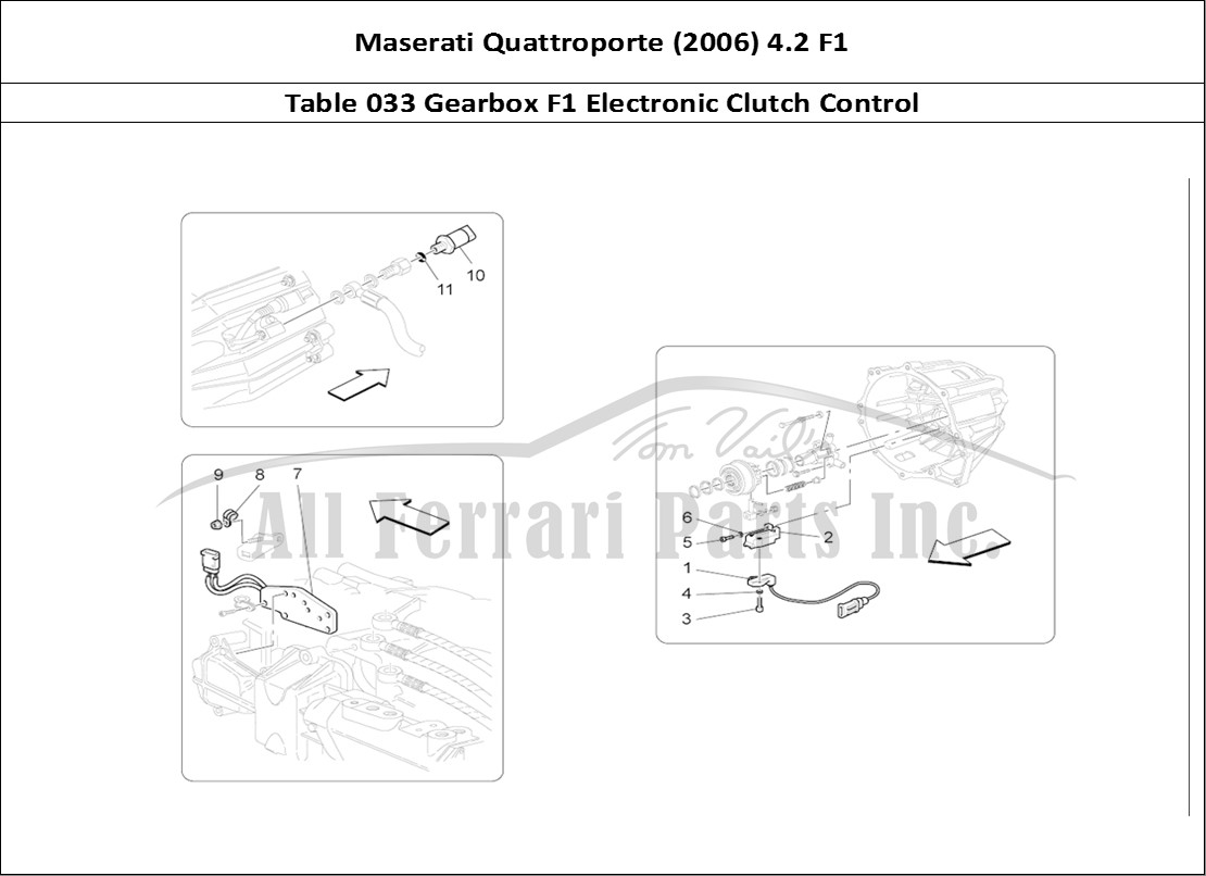 Ferrari Parts Maserati QTP. (2006) 4.2 F1 Page 033 Electronic Clutch Contro