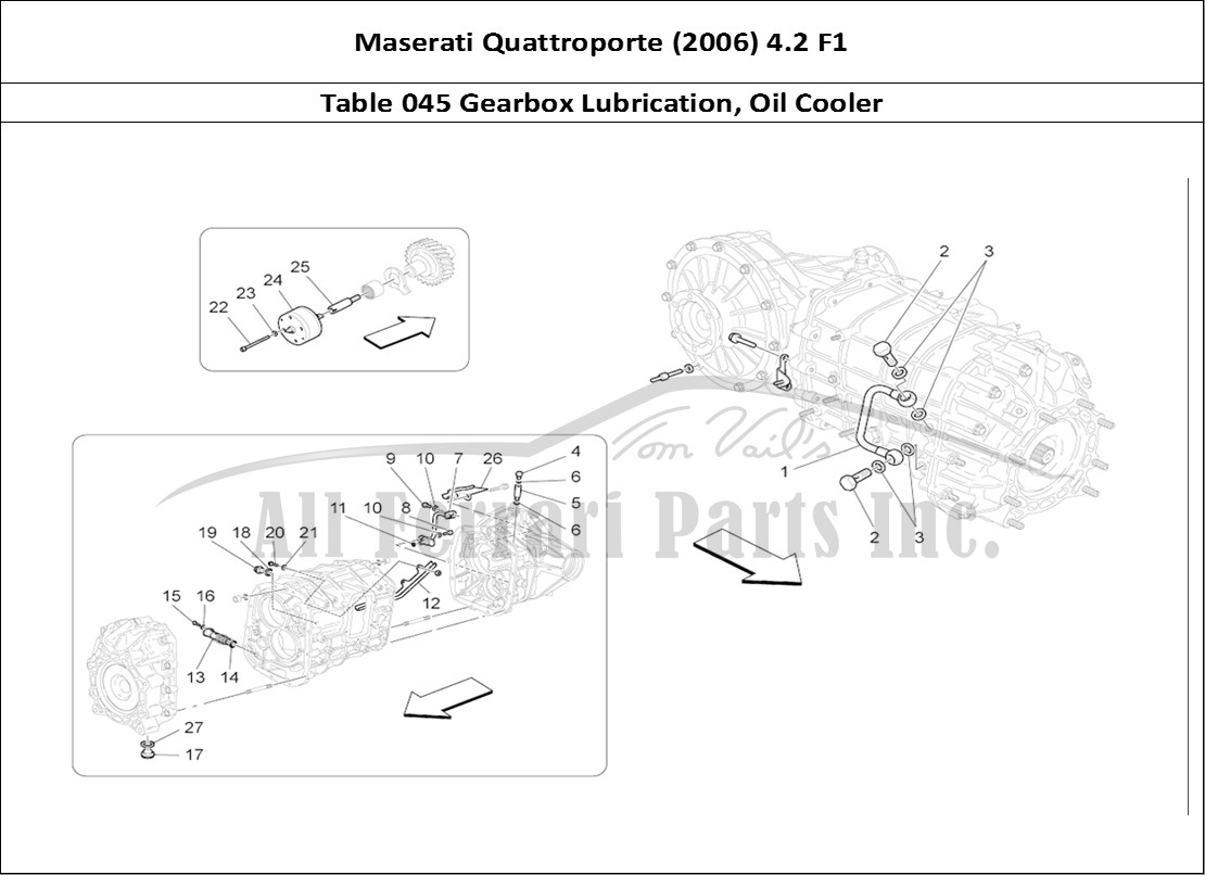 Ferrari Parts Maserati QTP. (2006) 4.2 F1 Page 045 Lubrication And Gearbox