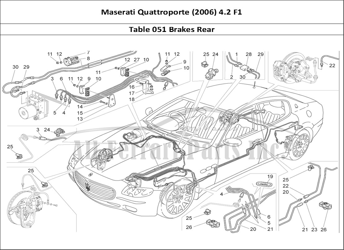 Ferrari Parts Maserati QTP. (2006) 4.2 F1 Page 051 Braking Devices On Rear