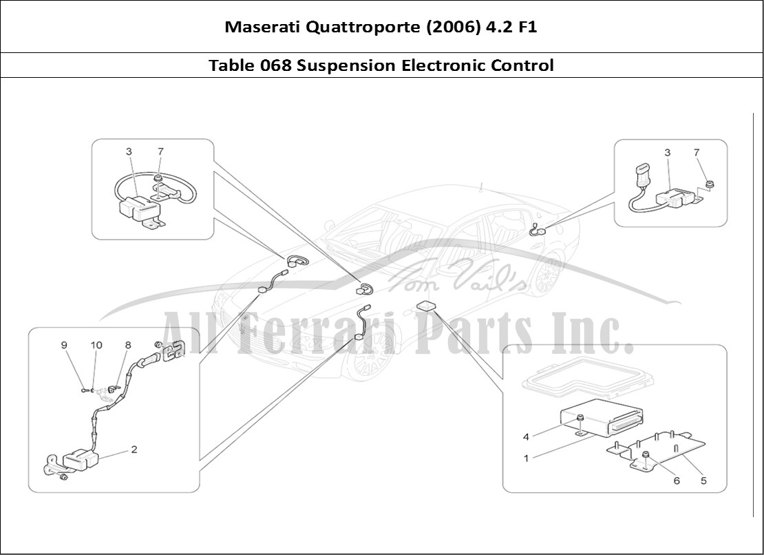 Ferrari Parts Maserati QTP. (2006) 4.2 F1 Page 068 Electronic Control (susp