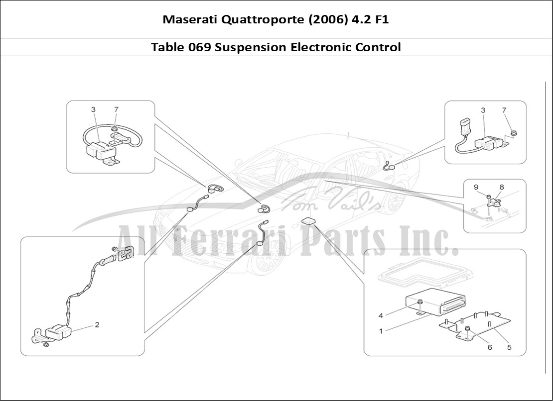 Ferrari Parts Maserati QTP. (2006) 4.2 F1 Page 069 Electronic Control (susp