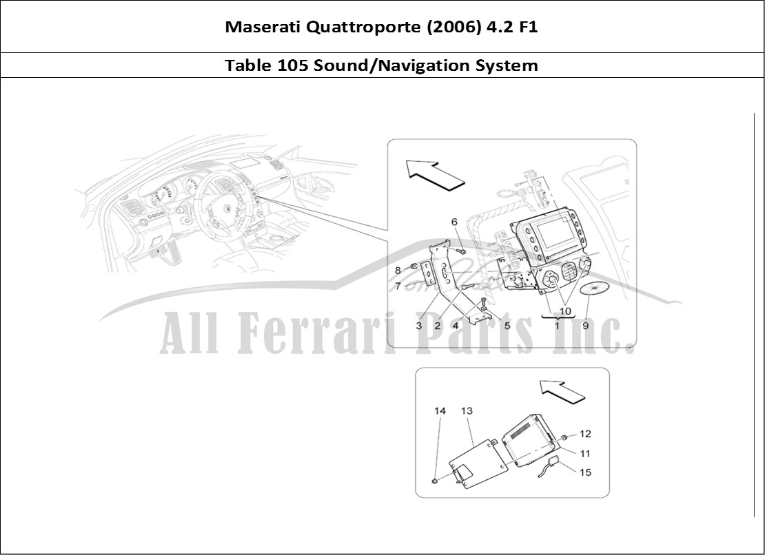 Ferrari Parts Maserati QTP. (2006) 4.2 F1 Page 105 It System
