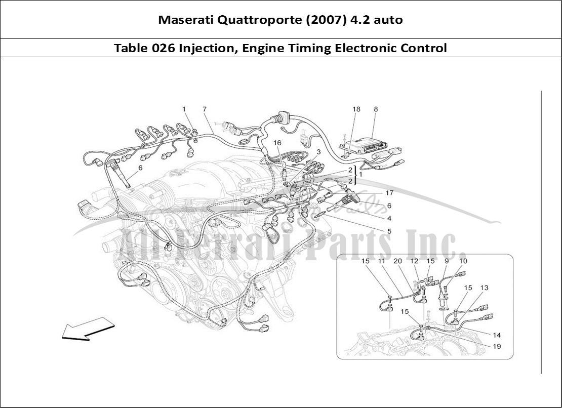 Ferrari Parts Maserati QTP. (2007) 4.2 auto Page 026 Electronic Control: Injec