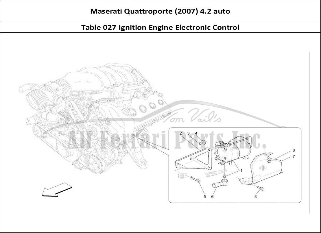 Ferrari Parts Maserati QTP. (2007) 4.2 auto Page 027 Electronic Control: Engin