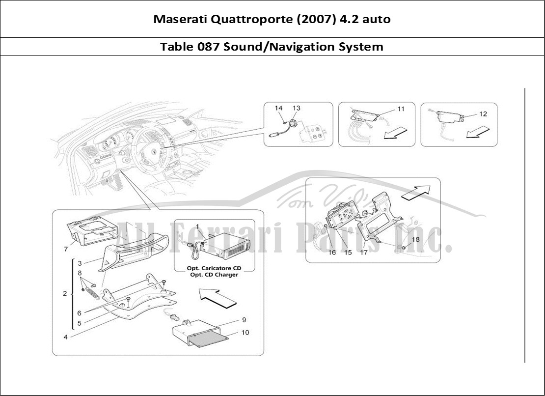 Ferrari Parts Maserati QTP. (2007) 4.2 auto Page 084 It System