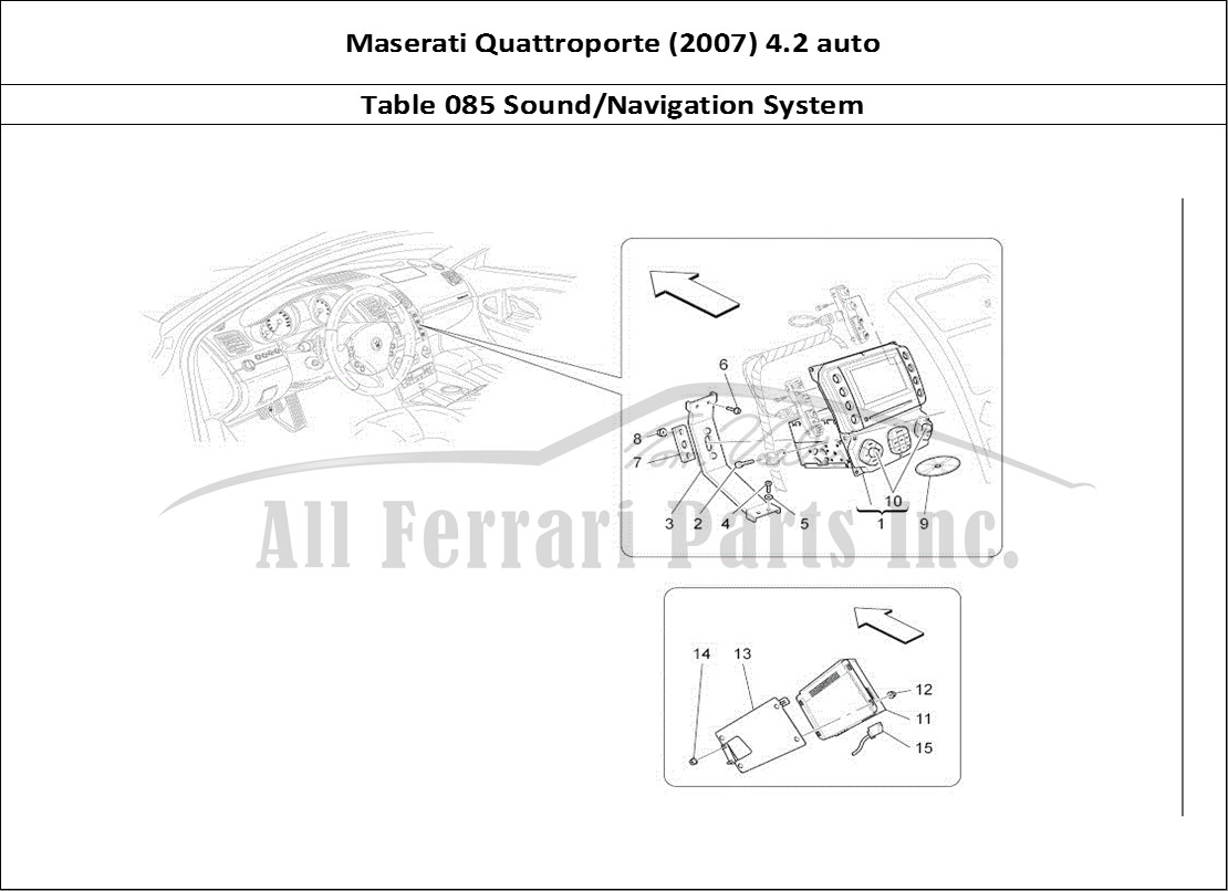 Ferrari Parts Maserati QTP. (2007) 4.2 auto Page 085 It System
