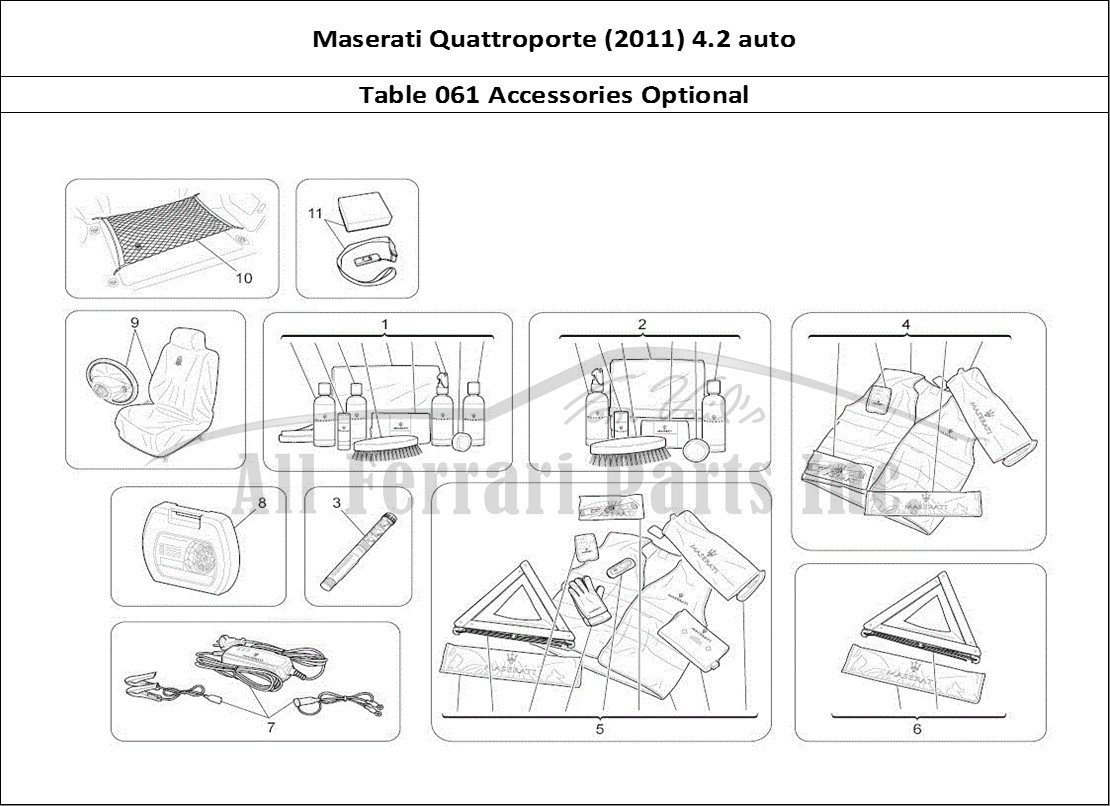 Ferrari Parts Maserati QTP. (2011) 4.2 auto Page 061 After Market Accessories