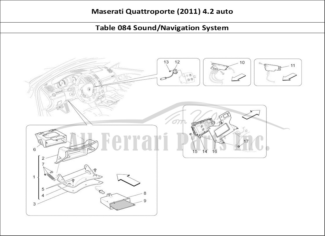 Ferrari Parts Maserati QTP. (2011) 4.2 auto Page 084 It System