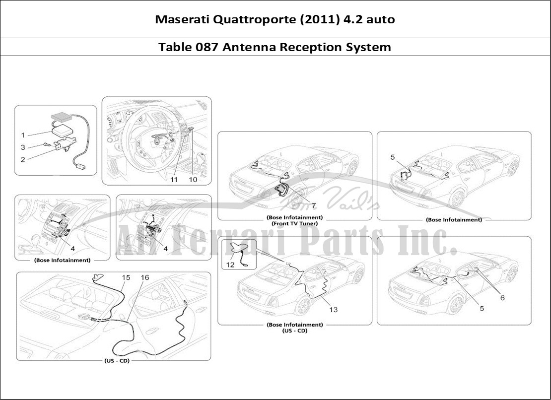 Ferrari Parts Maserati QTP. (2011) 4.2 auto Page 087 Reception And Connection