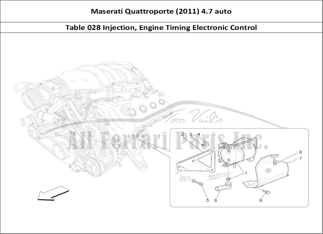 Ferrari Parts Maserati QTP. (2011) 4.7 auto Page 028 Electronic Control: Inje