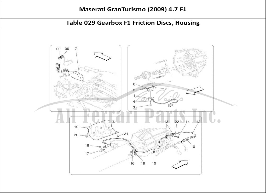 Ferrari Parts Maserati GranTurismo (2009) 4.7 F1 Page 029 Friction Discs And Housin