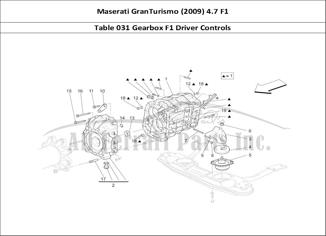 Ferrari Parts Maserati GranTurismo (2009) 4.7 F1 Page 031 Driver Controls For F1 Ge