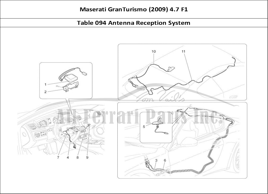 Ferrari Parts Maserati GranTurismo (2009) 4.7 F1 Page 094 Reception And Connection