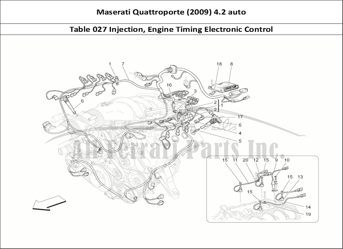 Ferrari Parts Maserati QTP. (2009) 4.2 auto Page 027 Electronic Control: Inje