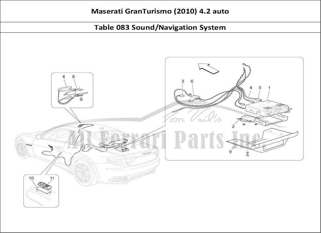 Ferrari Parts Maserati GranTurismo (2010) 4.2 auto Page 083 It System