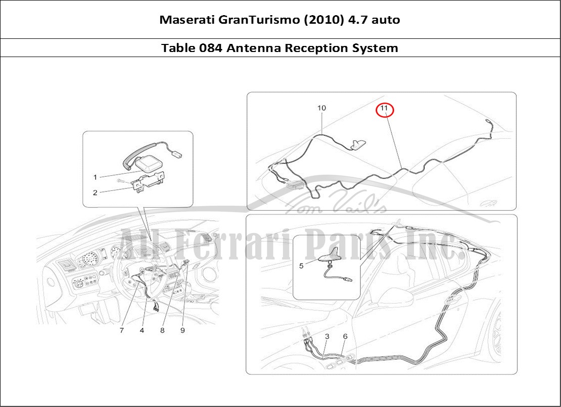 Ferrari Parts Maserati GranTurismo (2010) 4.7 auto Page 084 Reception And Connection