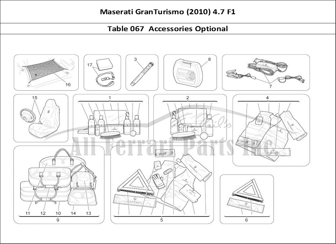 Ferrari Parts Maserati GranTurismo (2010) 4.7 F1 Page 067 After Market Accessories