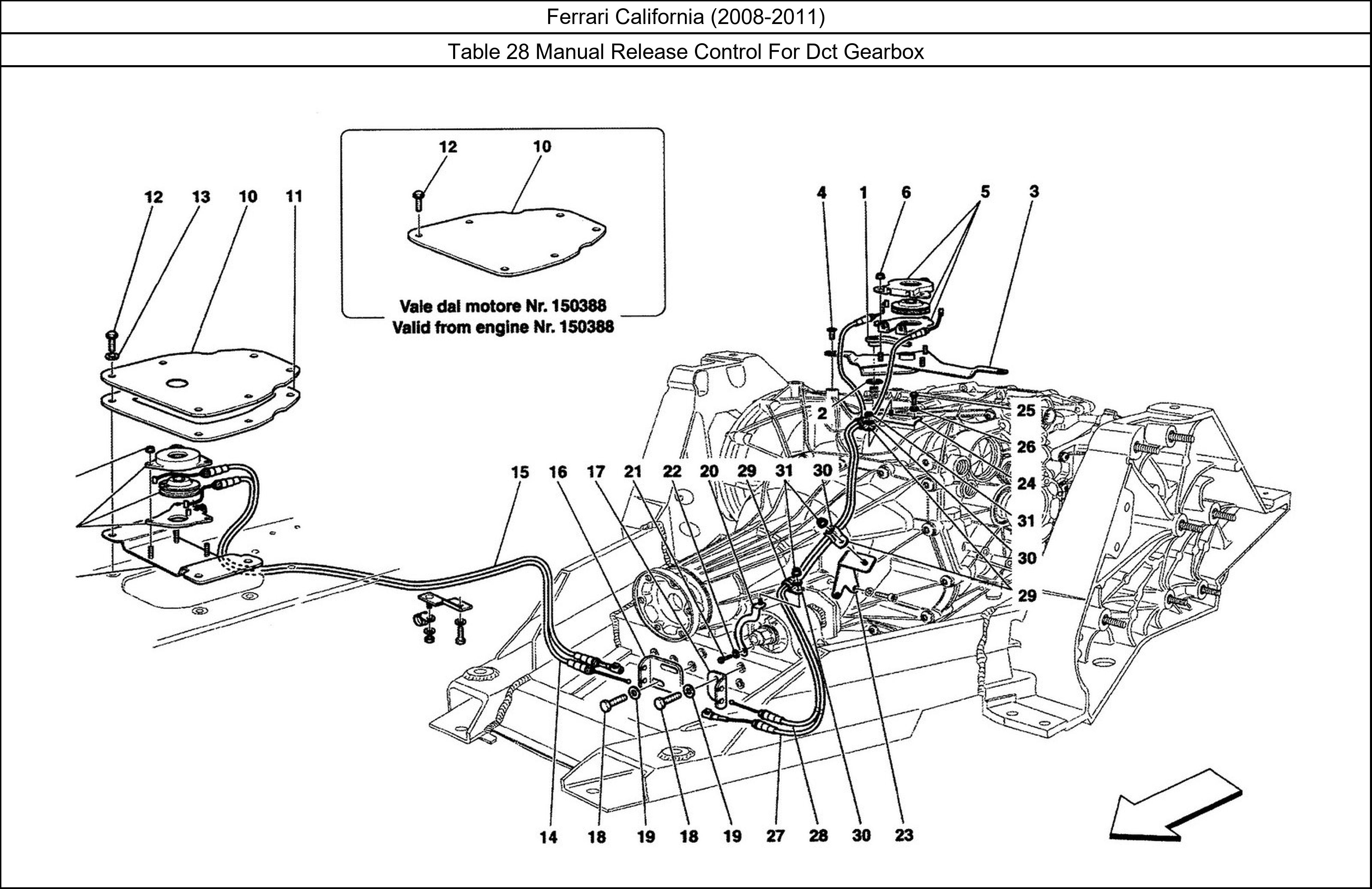 Table 28 - Manual Release Control For Dct Gearbox