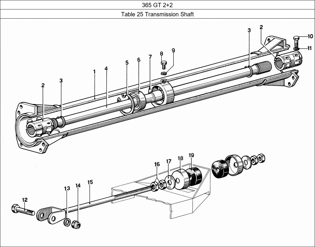 Table 25 - Transmission Shaft