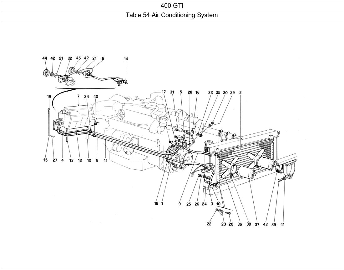 Table 54 - Air Conditioning System