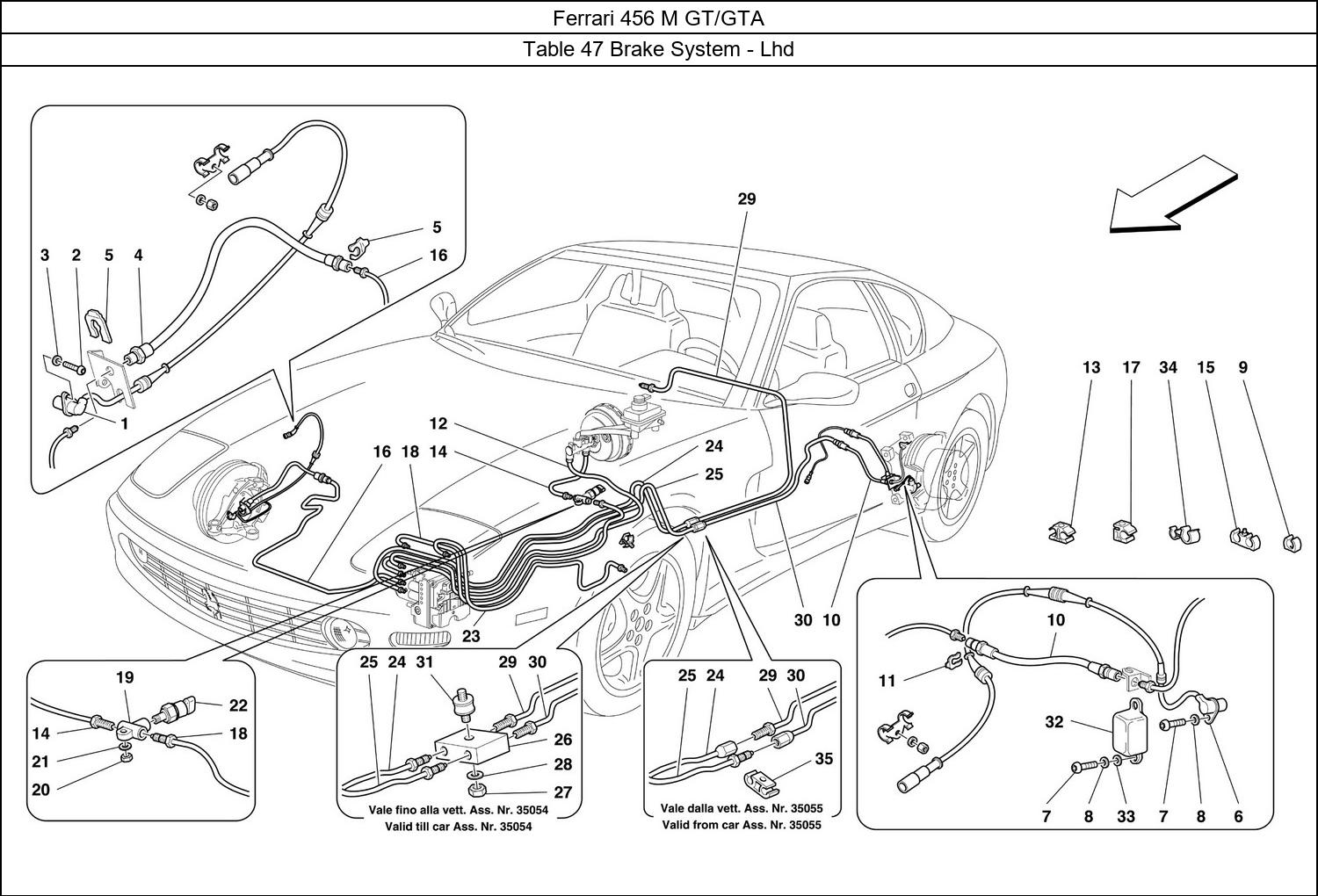 Table 47 - Brake System - Lhd